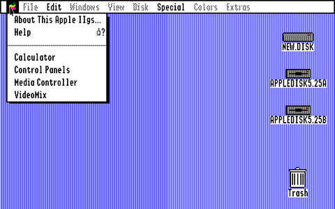 The GS/OS color desktop